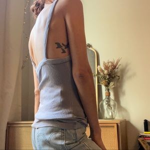 Free People • Low Back Tank Top • Periwinkle